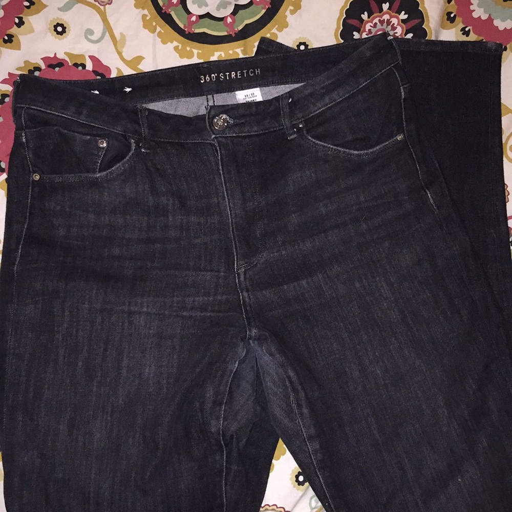 High waist skinny jeans